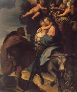 Carducci, Bartolommeo The Flight into Egypt oil painting reproduction